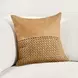 Timeless Toscano Leather Chestnut Brown Square Accent Pillow Set of 2