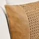 Timeless Toscano Leather Chestnut Brown Rectangular Accent Pillow Set of 2