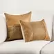 Timeless Toscano Leather Chestnut Brown Rectangular Accent Pillow Set of 2