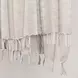 Throws Ria Ivory and Gray Throw