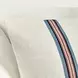 Boardwalk Bacall and Blue Square Accent Pillow Set of 2