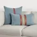 Boardwalk Breton Blue and Brown Rectangular Accent Pillow Set of 2