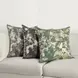Boardwalk Luciana Gray and Cream Square Accent Pillow Set of 2