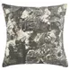 Boardwalk Luciana Gray and Cream Square Accent Pillow Set of 2