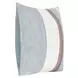 Boardwalk Taylor Blue and Cream Square Accent Pillow Set of 2