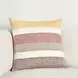 Boardwalk Crawford Yellow and Gray Square Accent Pillow Set of 2