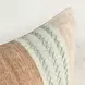 Boardwalk Sherry Hazel and Natural Square Accent Pillow Set of 2