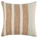 Boardwalk Sherry Hazel and Natural Square Accent Pillow Set of 2