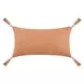 Boardwalk Sherry Solid Natural and Hazel Rectangular Accent Pillow Set of 2
