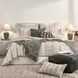 Rowen Taupe King Quilt