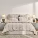 Rowen Taupe Queen Quilt