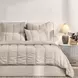 Rowen Taupe Queen Quilt