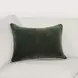Heirloom Velvet Forest Green Rectangular Accent Pillow Set of 2