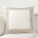 Villa Classics Marina White Square Accent Pillow Set of 2