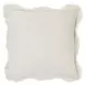 Catania Tollo Natural and Ivory Square Accent Pillow Set of 2