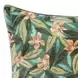 Catania Lamia Green and Black Square Accent Pillow Set of 2