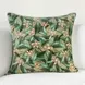 Catania Lamia Green and Black Square Accent Pillow Set of 2