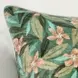 Catania Lamia Green and Black Square Accent Pillow Set of 2