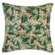 Catania Lamia Green and Black Square Accent Pillow Set of 2