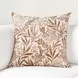 Villa Classics Mulberry Chestnut Brown Square Accent Pillow Set of 2