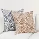 Villa Classics Mulberry Chestnut Brown Square Accent Pillow Set of 2