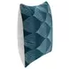 Catania Scala Sea Glass Blue Square Accent Pillow Set of 2