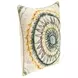 Catania Mesta Blue and Gray Square Accent Pillow Set of 2