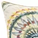 Catania Mesta Blue and Gray Square Accent Pillow Set of 2