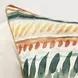 Catania Cetara Blue and Red Square Accent Pillow Set of 2
