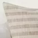 Villa Classics Linna Ivory and Natural Square Accent Pillow Set of 2