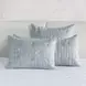 French Herringbone Storm Comforter Euro Sham