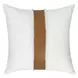 Villa Classics Steam Ivory and Dumont Square Accent Pillow Set of 2