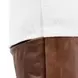 Villa Classics Canyon Ivory and Kona Brown Square Accent Pillow Set of 2