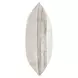 Radiant Oasis Meru Hide Tan and White Square Accent Pillow Set of 2