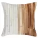 Radiant Oasis Meru Hide Tan and White Square Accent Pillow Set of 2