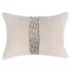 Radiant Oasis Lira Natural and Silver Rectangular Accent Pillow Set of 2