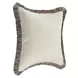 Radiant Oasis Nola Natural and Black Square Accent Pillow Set of 2