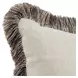 Radiant Oasis Nola Natural and Black Square Accent Pillow Set of 2