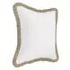 Radiant Oasis Cara Ivory and Natural Square Accent Pillow Set of 2