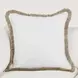 Radiant Oasis Cara Ivory and Natural Square Accent Pillow Set of 2