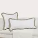 Radiant Oasis Cara Ivory and Natural Square Accent Pillow Set of 2