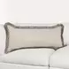 Radiant Oasis Nola Natural and Black Rectangular Accent Pillow