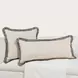 Radiant Oasis Nola Natural and Black Rectangular Accent Pillow
