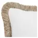 Radiant Oasis Cara Ivory and Natural Rectangular Accent Pillow