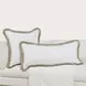 Radiant Oasis Cara Ivory and Natural Rectangular Accent Pillow
