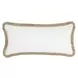 Radiant Oasis Cara Ivory and Natural Rectangular Accent Pillow