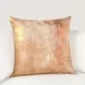 Radiant Oasis Onara Burnt Orange and Gold Square Accent Pillow Set of 2