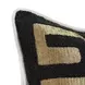 Radiant Oasis Dala Black and Gold Rectangular Accent Pillow Set of 2