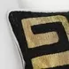 Radiant Oasis Dala Black and Gold Rectangular Accent Pillow Set of 2