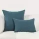 Fable Ocean Blue Square Accent Pillow Set of 2
